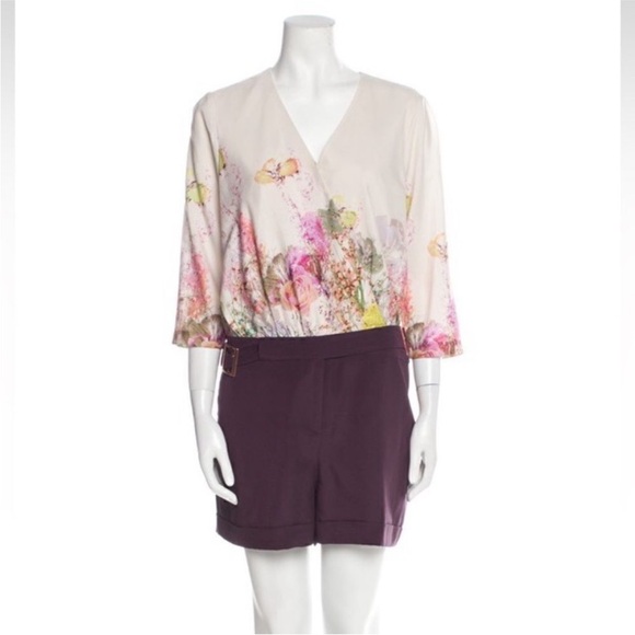 Ted Baker floral romper, L